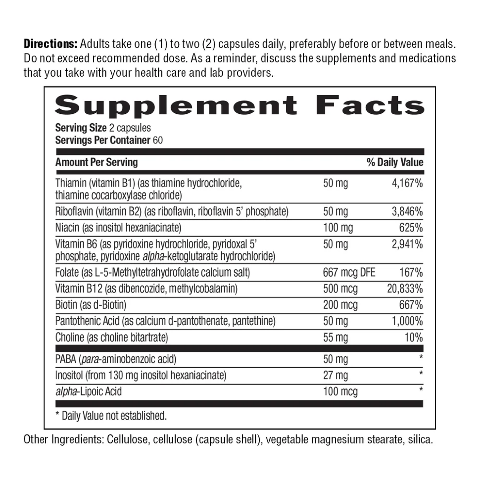 Country Life Coenzyme B-Complex 120 капс