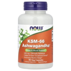 NOW KSM-66 Ashwagandha 600 мг 90 капс