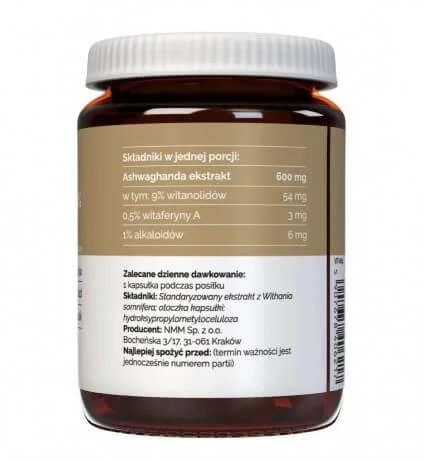 Vitalars Ashwagandha 600mg 60 капс