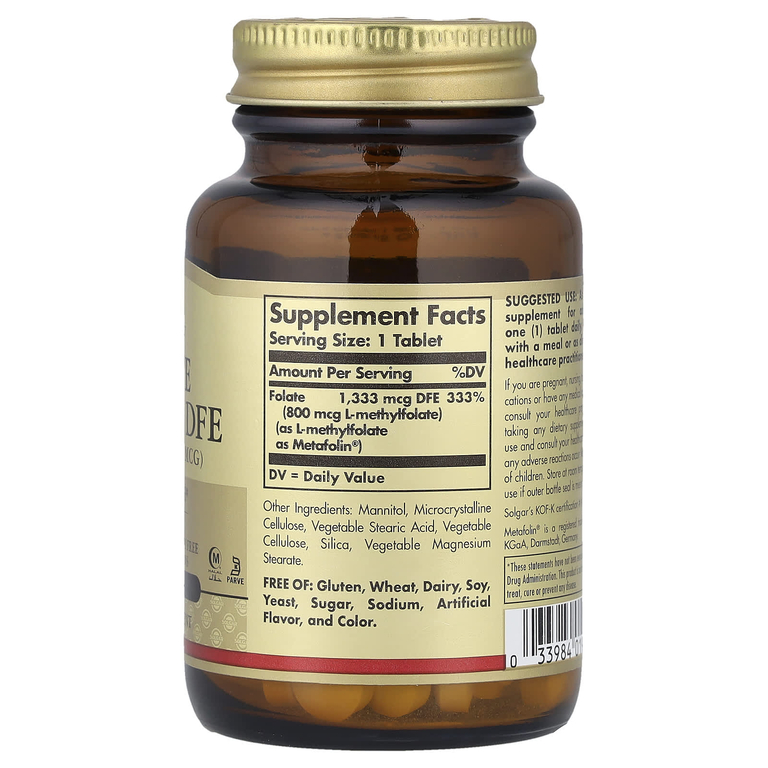 Solgar Folate 1.333 mcg 100 таб