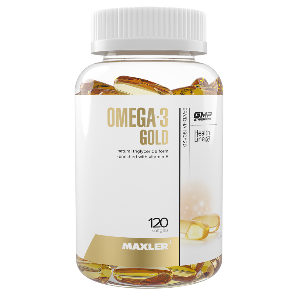Maxler Omega-3 Gold 120 гел.капс