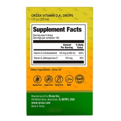 ORZAX Vitamin D3+К2 20 мл