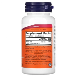NOW B-6 100 mg 100 капс