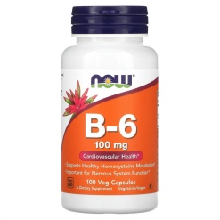 NOW B-6 100 mg 100 капс