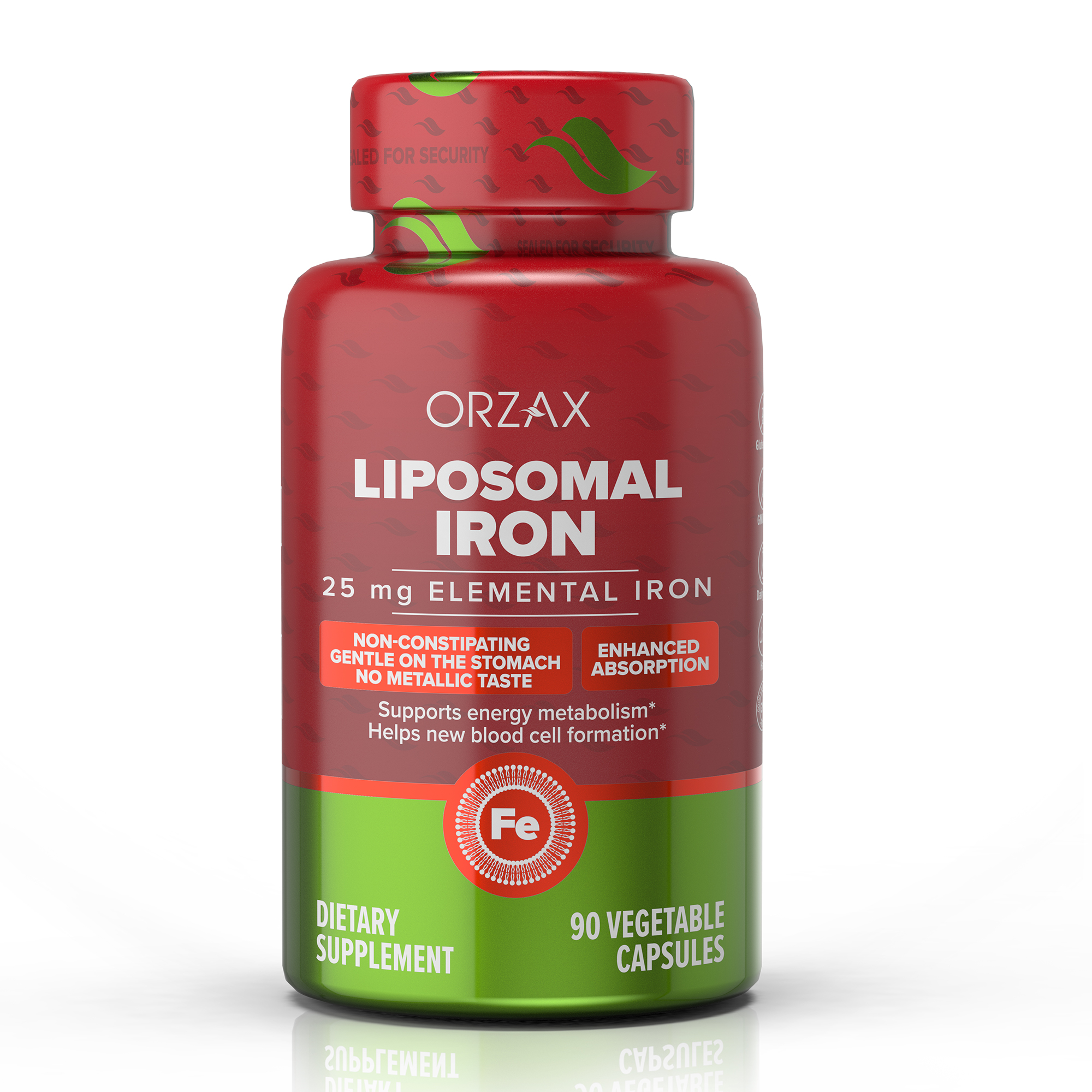 Orzax Liposomal Iron 90 капс