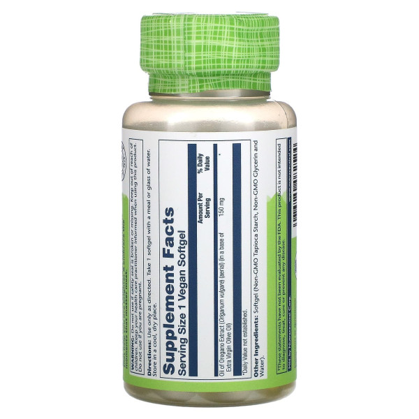 Solaray Oil of Oregano 60 гел капс