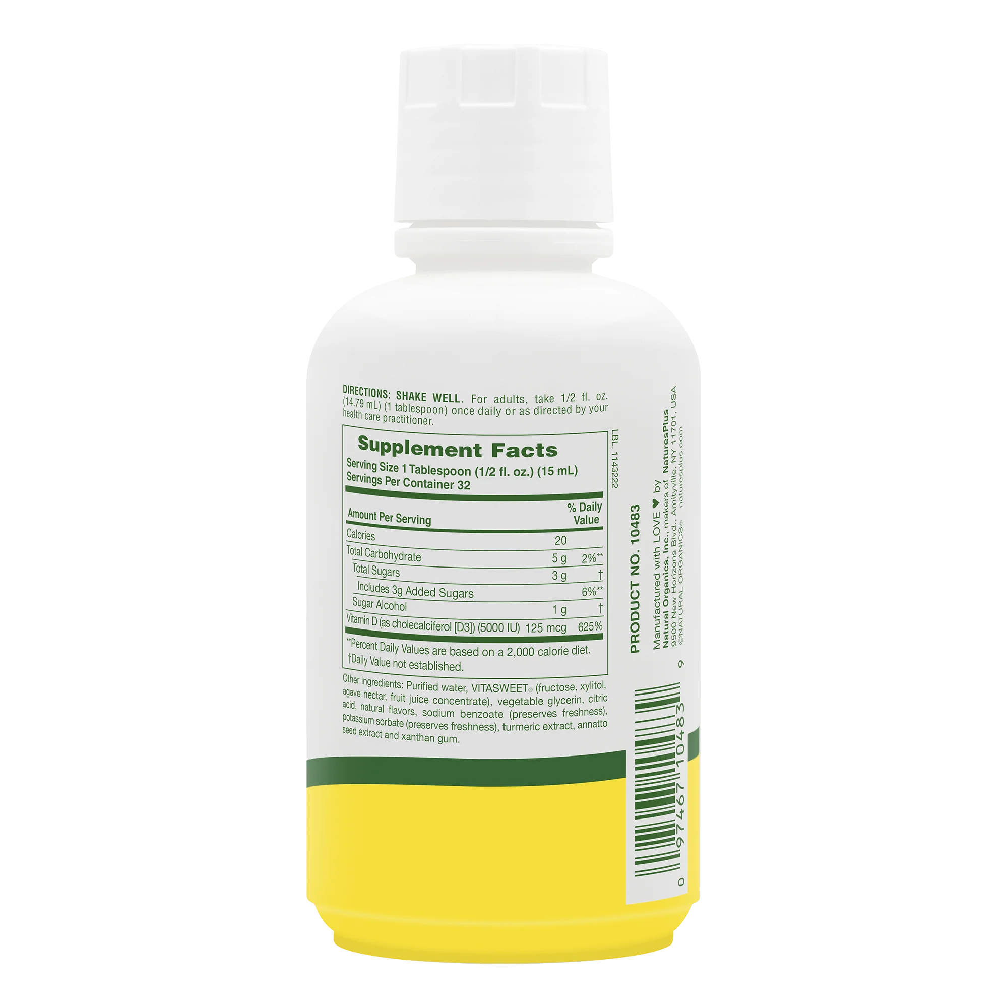 Liquid Sunshine Vitamin D3 473 мл