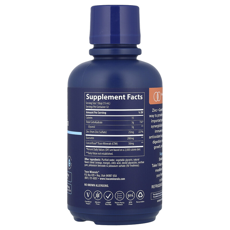 Trace Zinc+Quercetin 473 мл