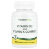 NaturesPlus Vitamins D3 K2 Complex 90 таб