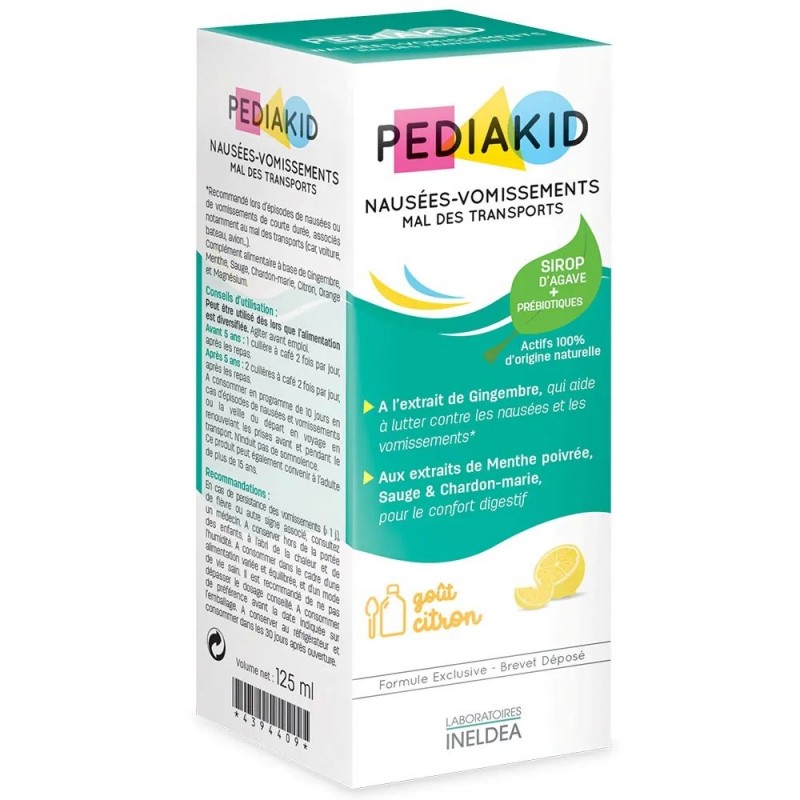 Pediakid Nausées-Vomissements Mal des Transports 125 мл