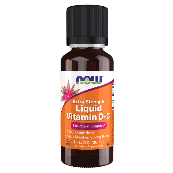 NOW Liquid Vitamin D-3 30 мл