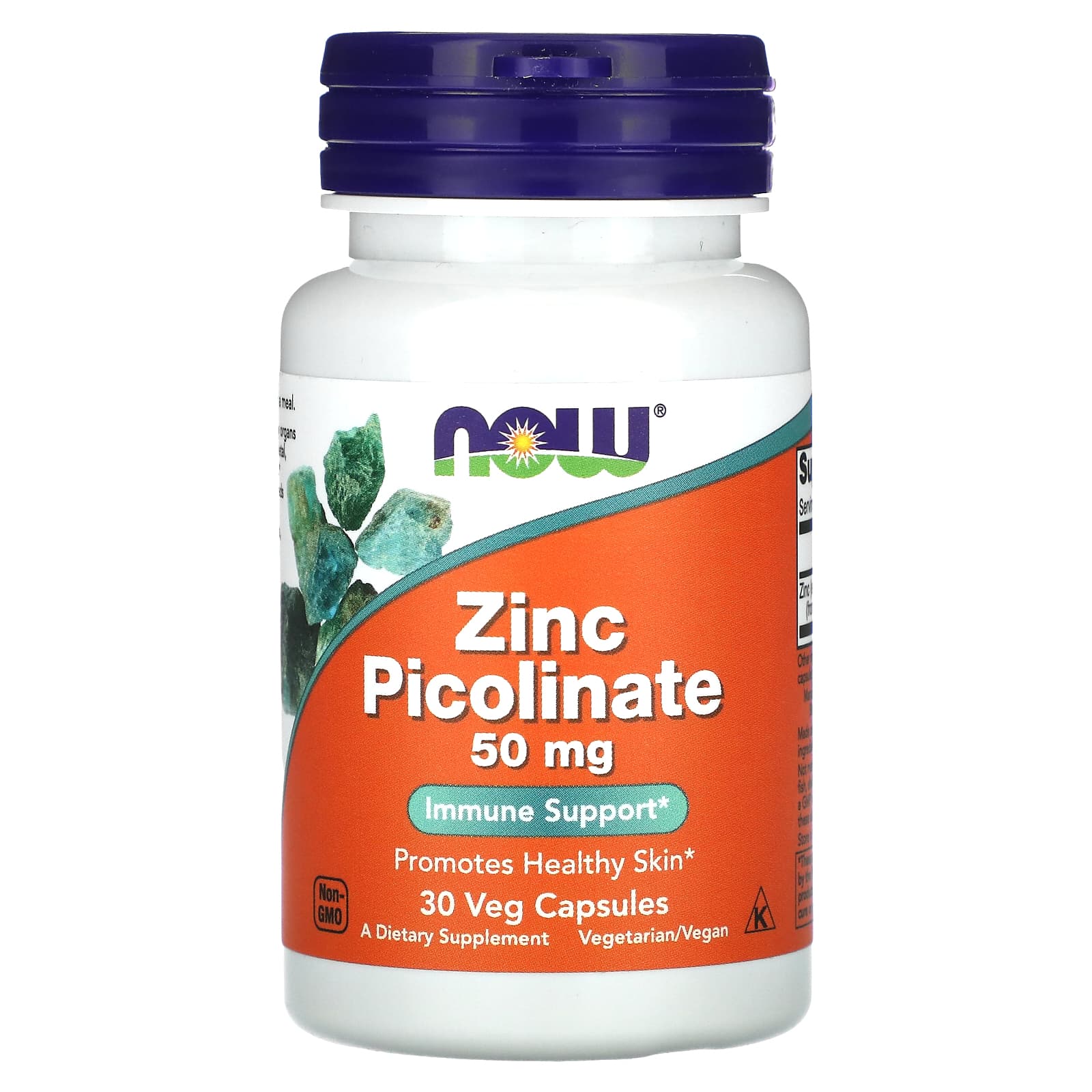 NOW Zinc Picolinate 50мг 30 капс