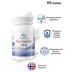 Norway Nature Myo-Inositol 1000 mg 90 капсул