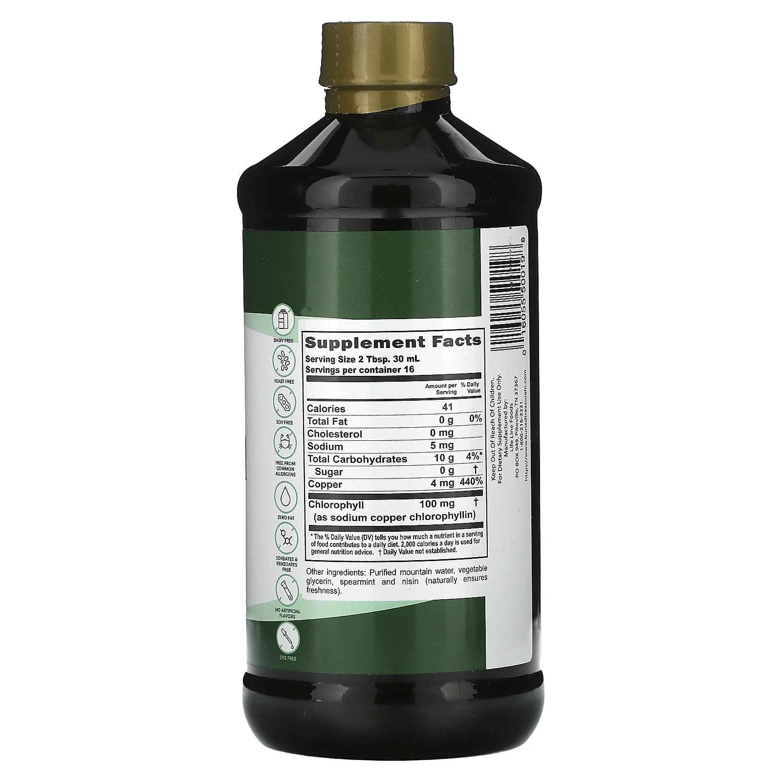 Buried Treasure Liquid Chlorophyll 496мл