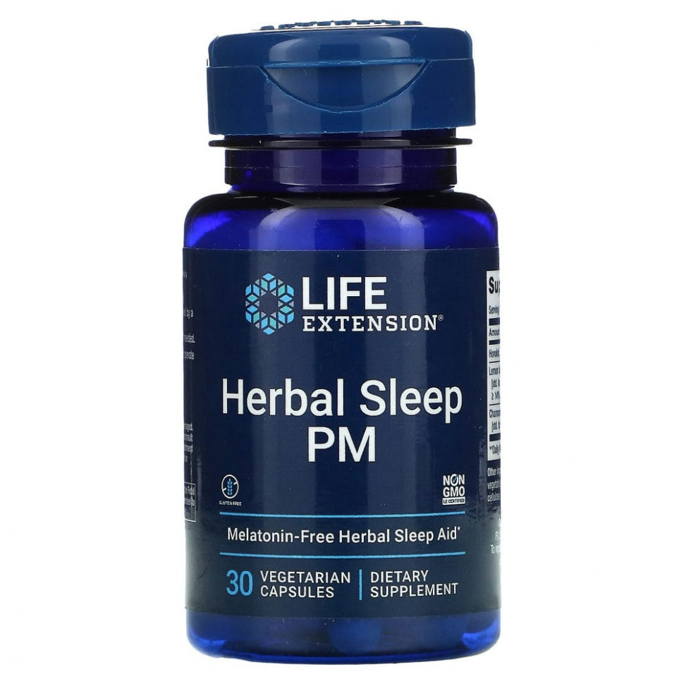 Life Extension Herbal Sleep PM 30 капс