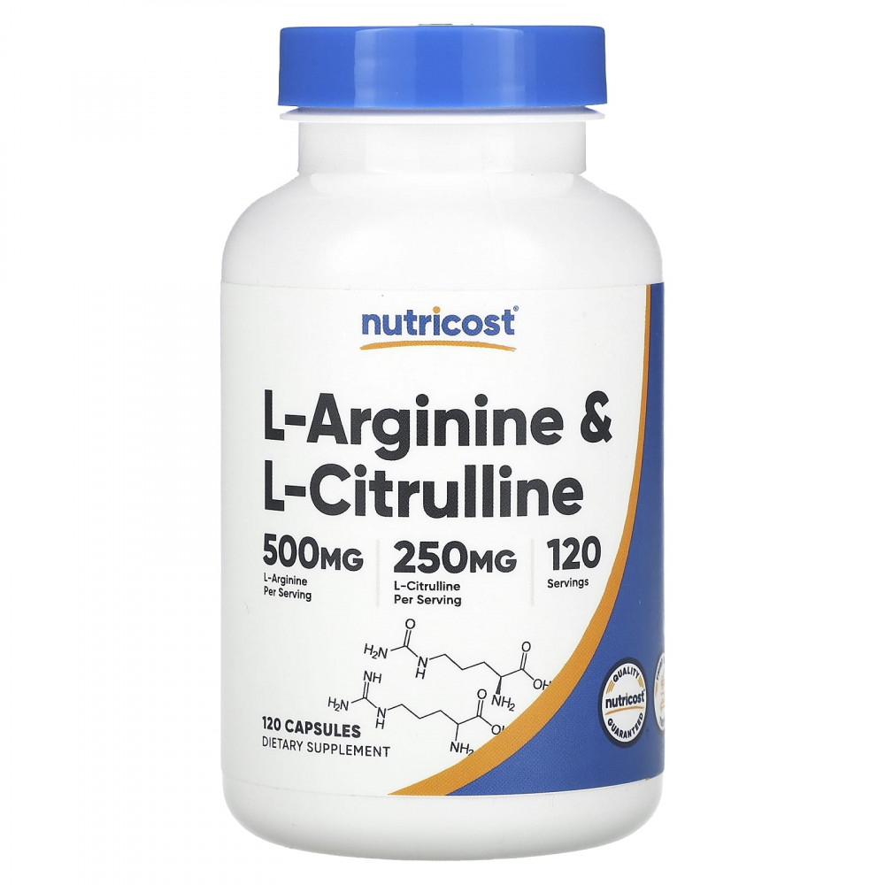Nutricost L-Arginine&L-Citruline 120 капс