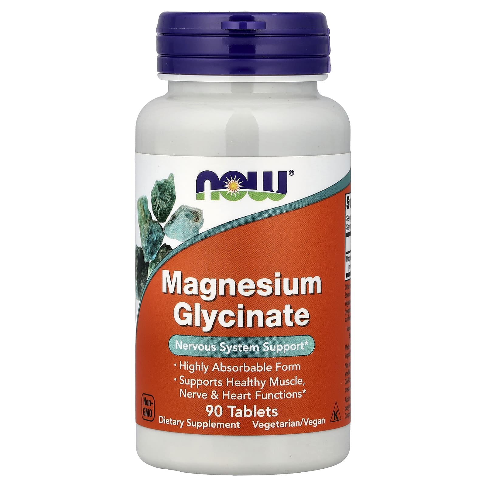 NOW Magnesium Glycinate 90 таб