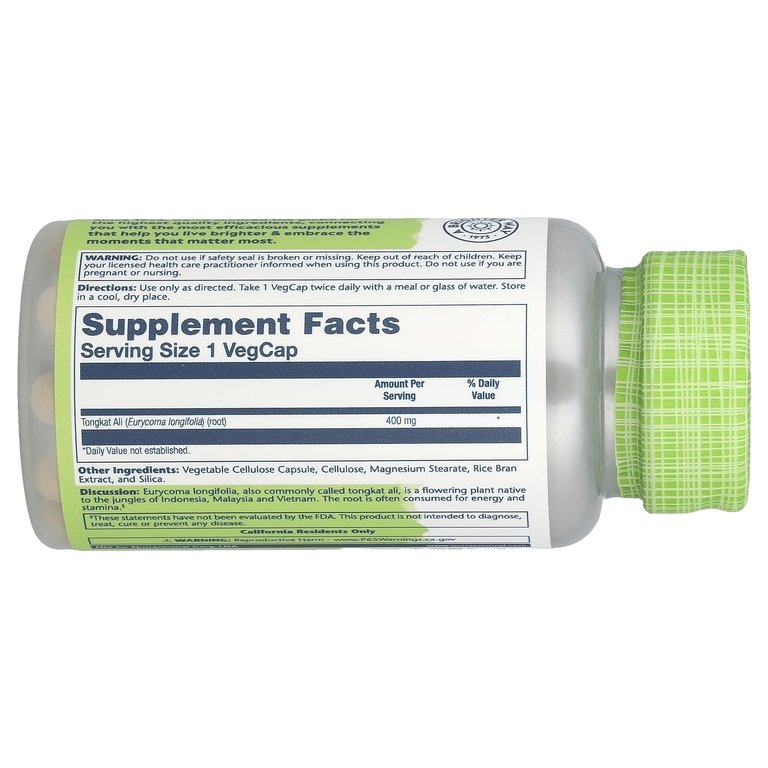 Solaray Tongkat Ali 400 mg 60 капс