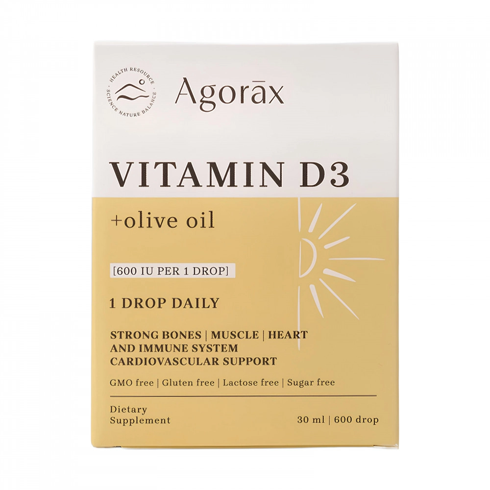 Agorax Vitamin D3+Olive Oil 30мл
