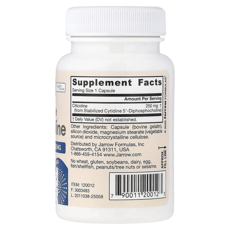 Jarrow Formula Citicoline CDP Choline 60 капс