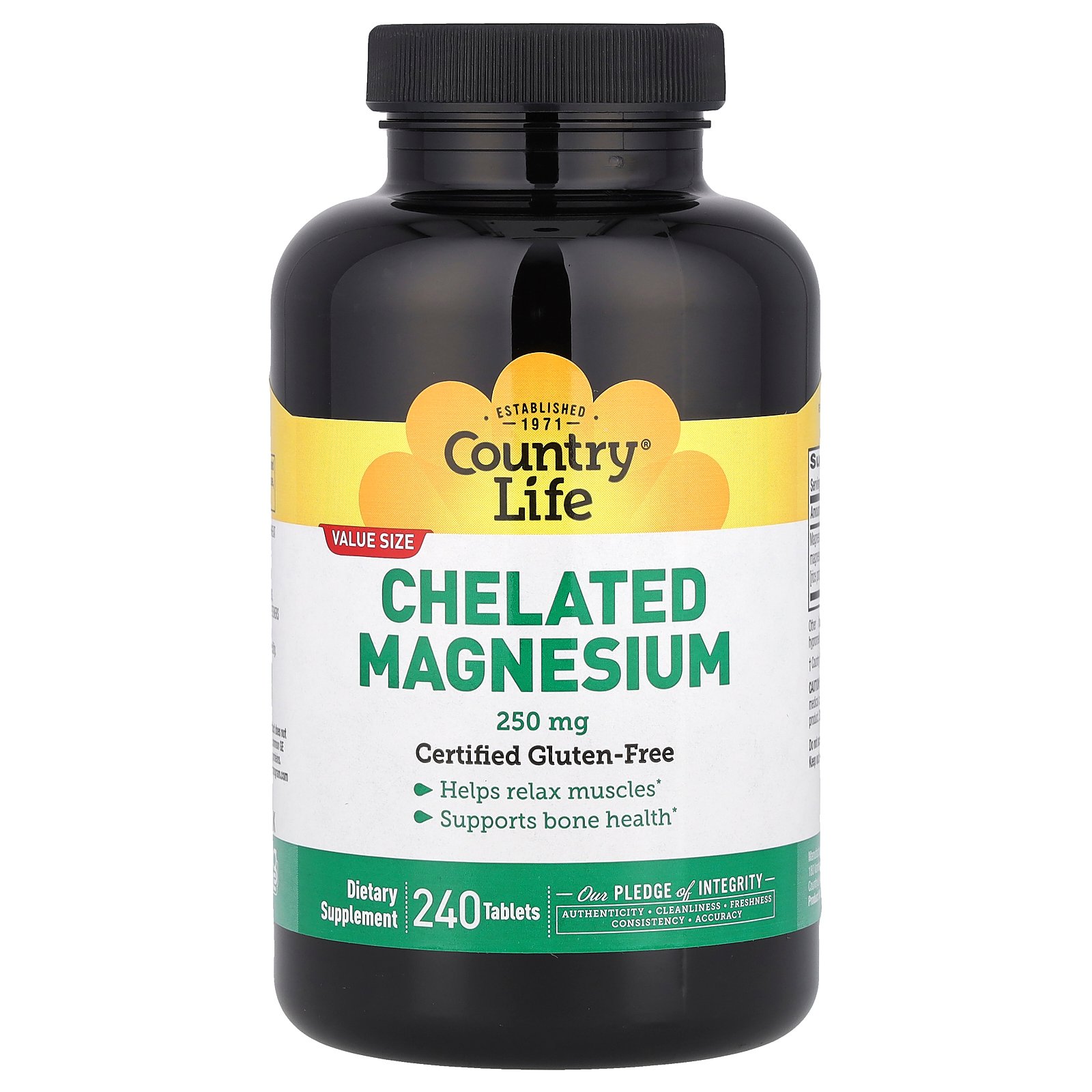 Country Life Chelated Magnesium 240 таб
