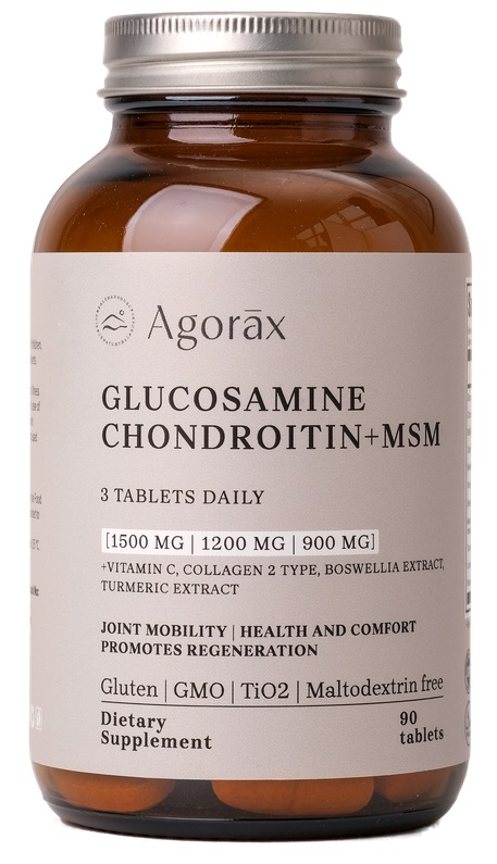 Agorax Glucosamine Chondroitin MSM 90 таб