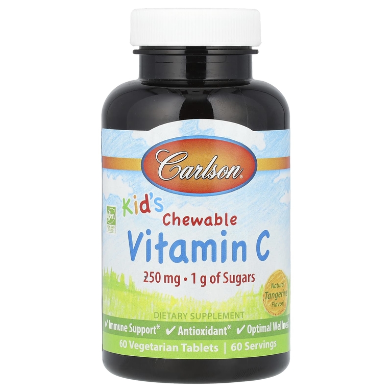 Carlson Kid`s Vitamin C Chewable 60 таб