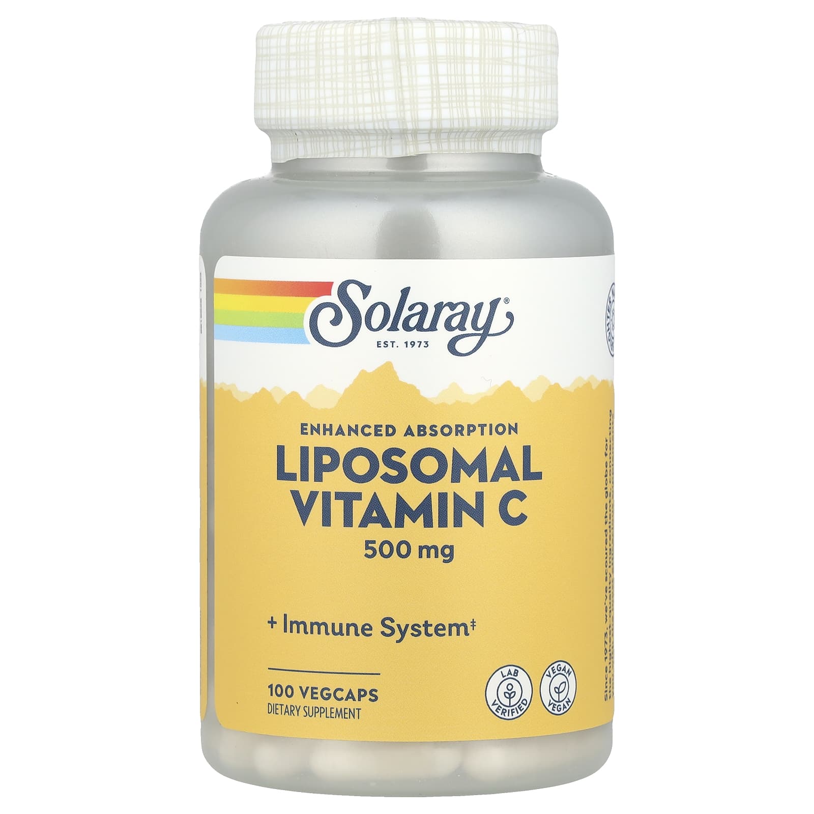 Solaray Liposomal Vitamin C липосомальный витамин С 100 капс