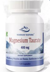 Norway Nature Магний Таурат Magnesium Taurate 400 мг 120 капс